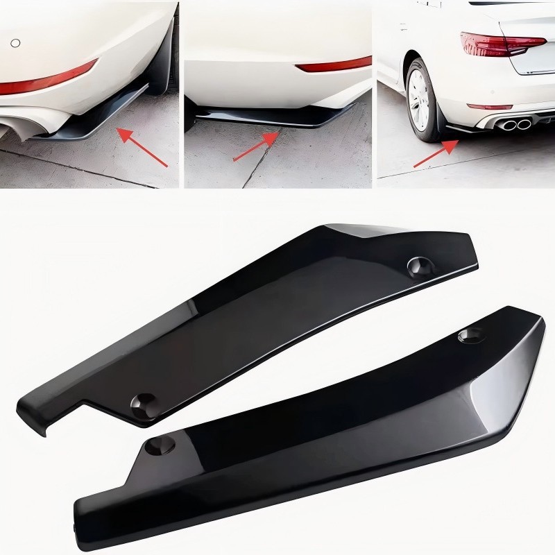 Factory Direct Supply Car Rear Corner Carbon Fiber Universal Anti-Collision Rear Corner Decorative Rear Lip Rear Corner Spoiler Accessories