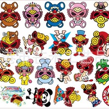 黑超奶嘴hystericmini跨境TK双面亚克力片片卡通DIY贴片材料248cm