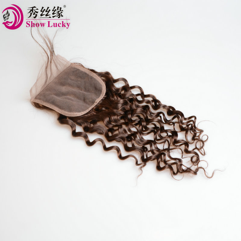 Cabello peruano 2 # Virgin Peruvian Hair Human Water Wave Closure