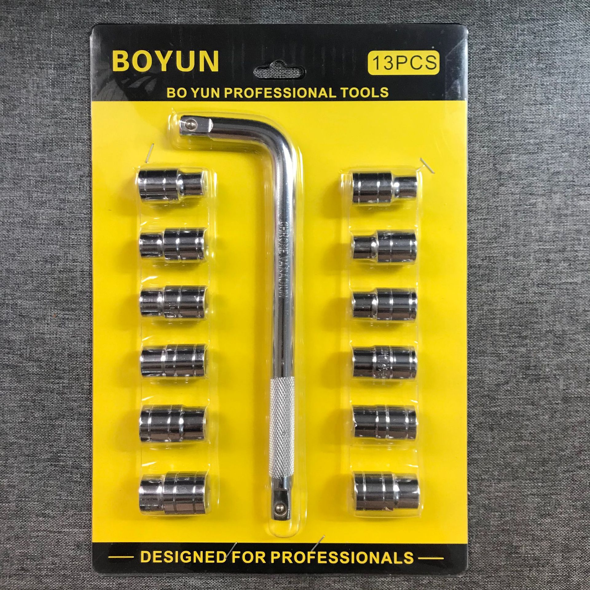 Fuente fabricante L-tipo manga 13 piezas T-tipo manga 13 piezas combinación traje de reparación de automóviles llave