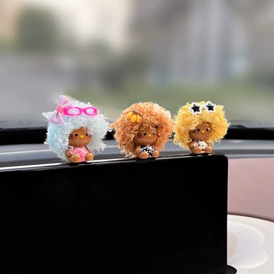 Car ornaments Kitty Car Dashboard Display - seamless-installation-and-free-film-combination-of-3-3-pieces