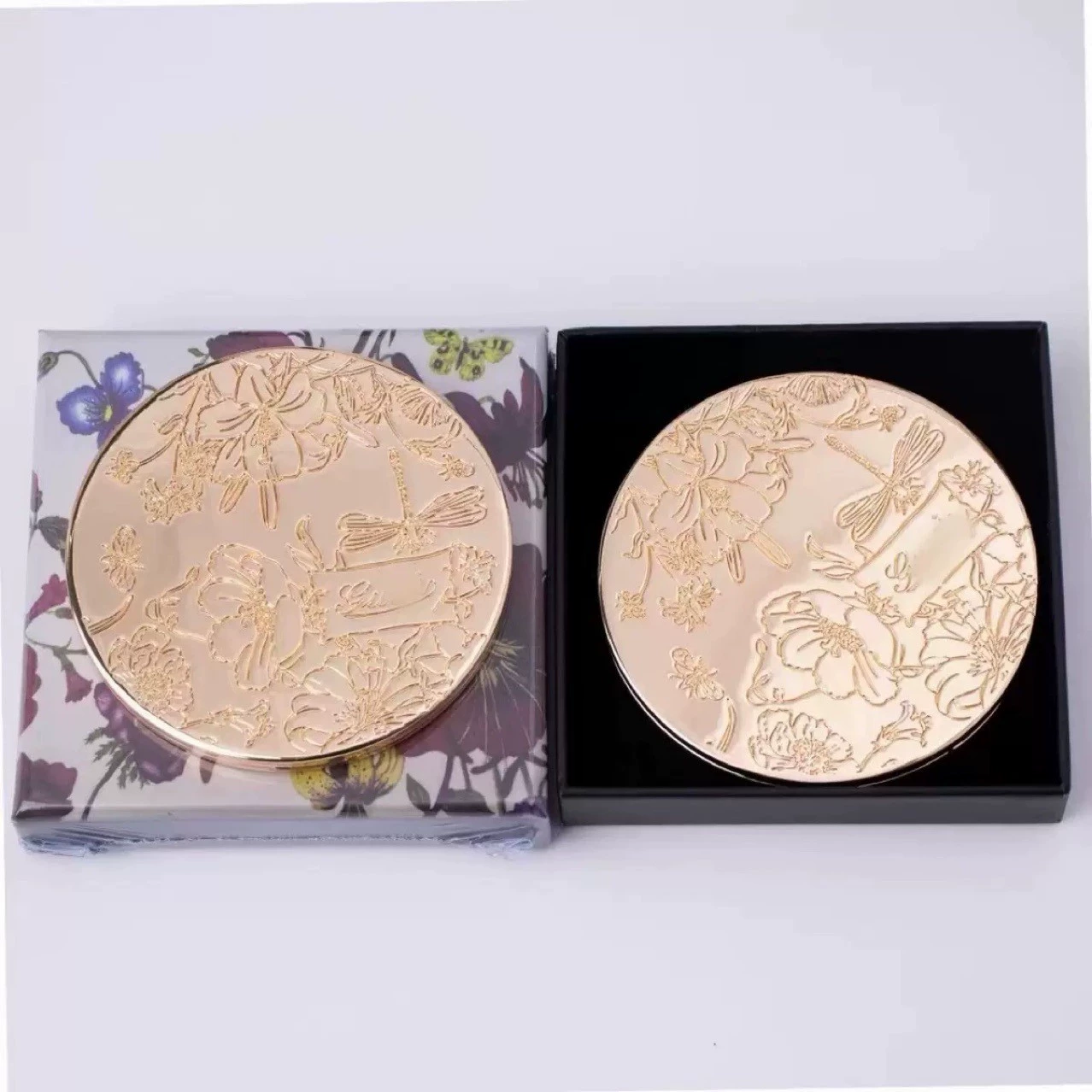 Трансграничное косметическое зеркало, складное зеркало, двустороннее зеркало, тяжелое металлическое зеркало высокой четкости, косметическое зеркало, сувенир