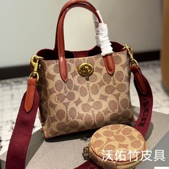 Williow ミニトートバッグ キャリーバッグ ハンドバッグ ショルダーバッグ ロックデザイン