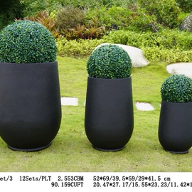 树脂工艺品;花盆容器;家用采暖炉