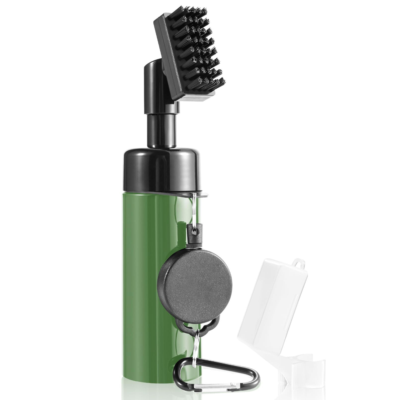 Green—water spray brush