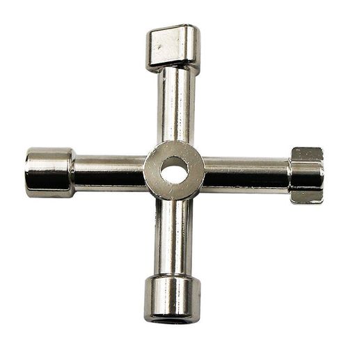 New product wholesale multi-purpose triangle key wrench in electric control cabinet elevator water meter valve square hole key wrench