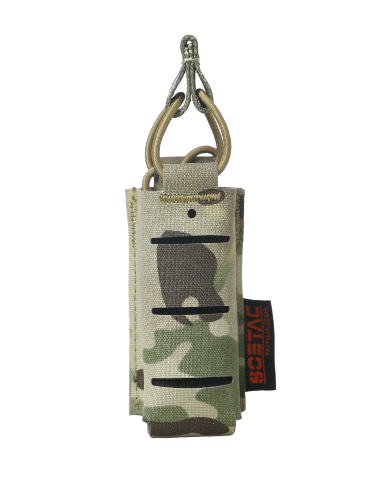 SOETAC-Genuino 9MM bolsas de clip de bala unilateral MOLLE paquete de accesorios de paquetes de artículos al aire libre camuflados