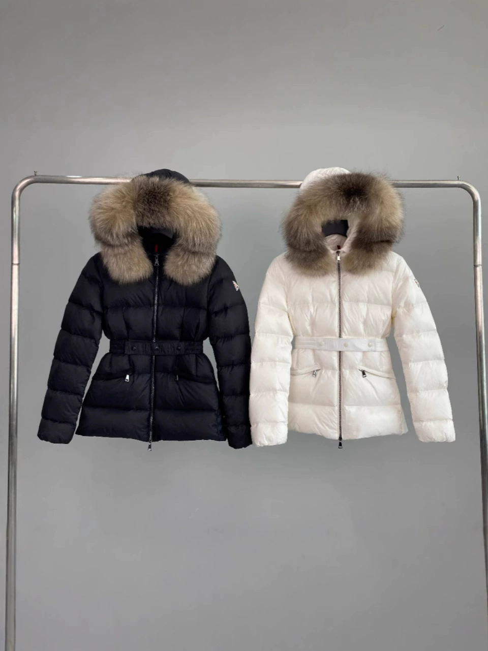 Demi-season short hoody, down jacket
