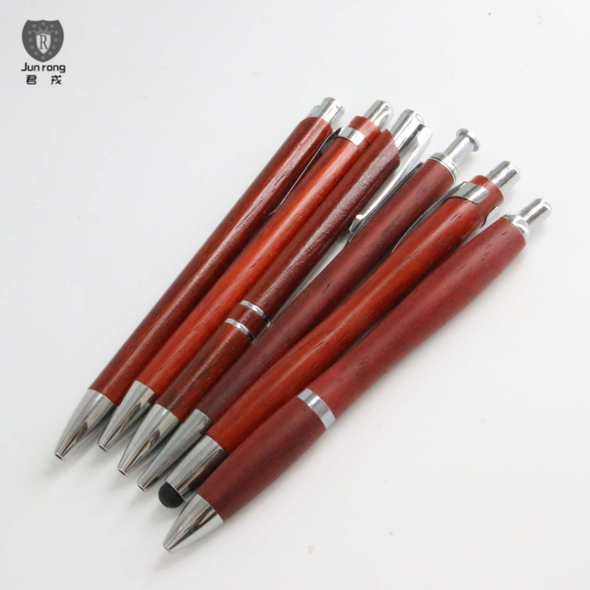 Bolígrafo de Madera de Palisandro Junrong, Bolígrafo Publicitario de Madera, Bolígrafo de Regalo, Bolígrafo Empresarial, Logotipo Láser Imprimible, Bolígrafo de Regalo de Palisandro