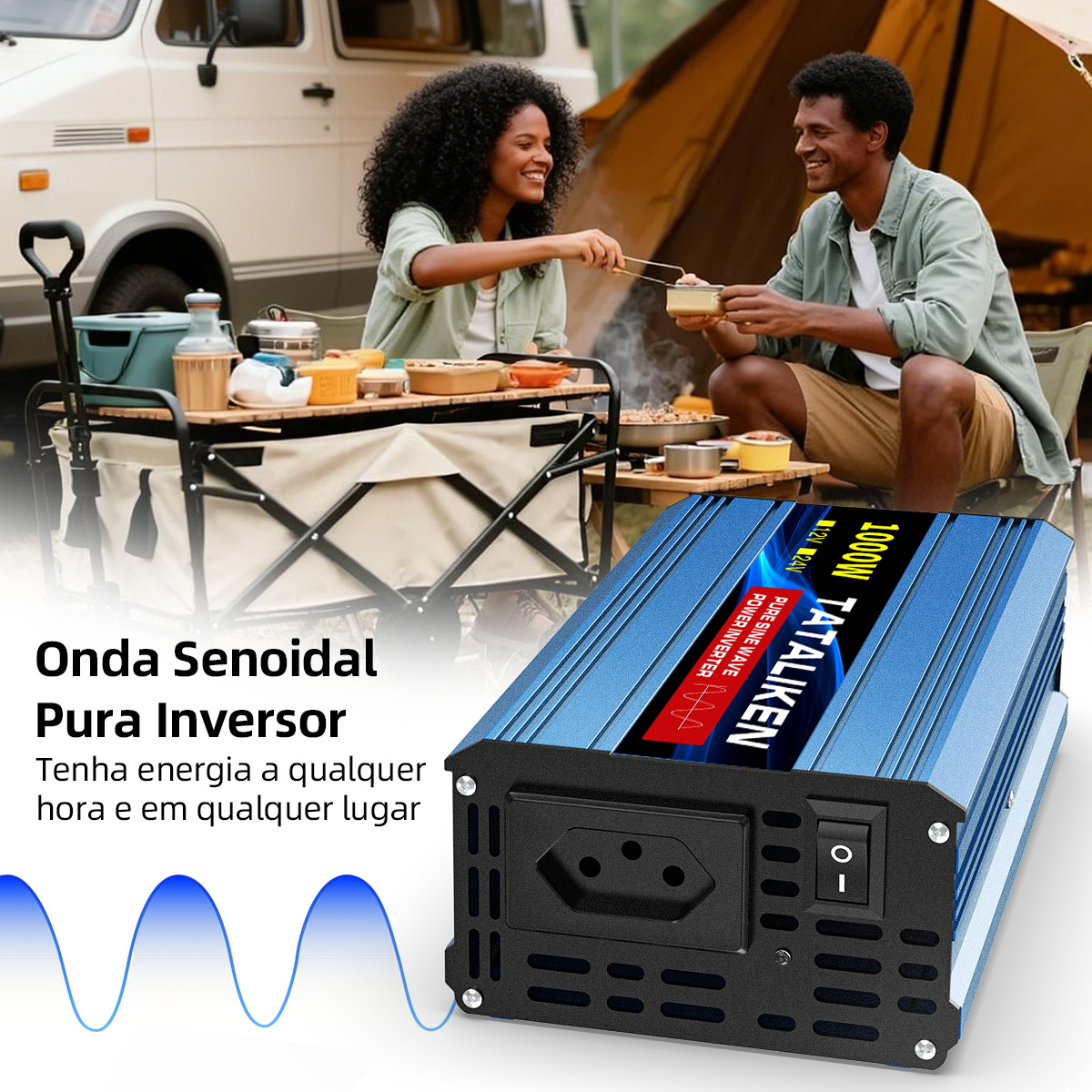 Transfronterizo dedicado para onda sinusoidal pura 400W / 1000W inversor para automóviles / hogares 12V - 24V 110 - 220V