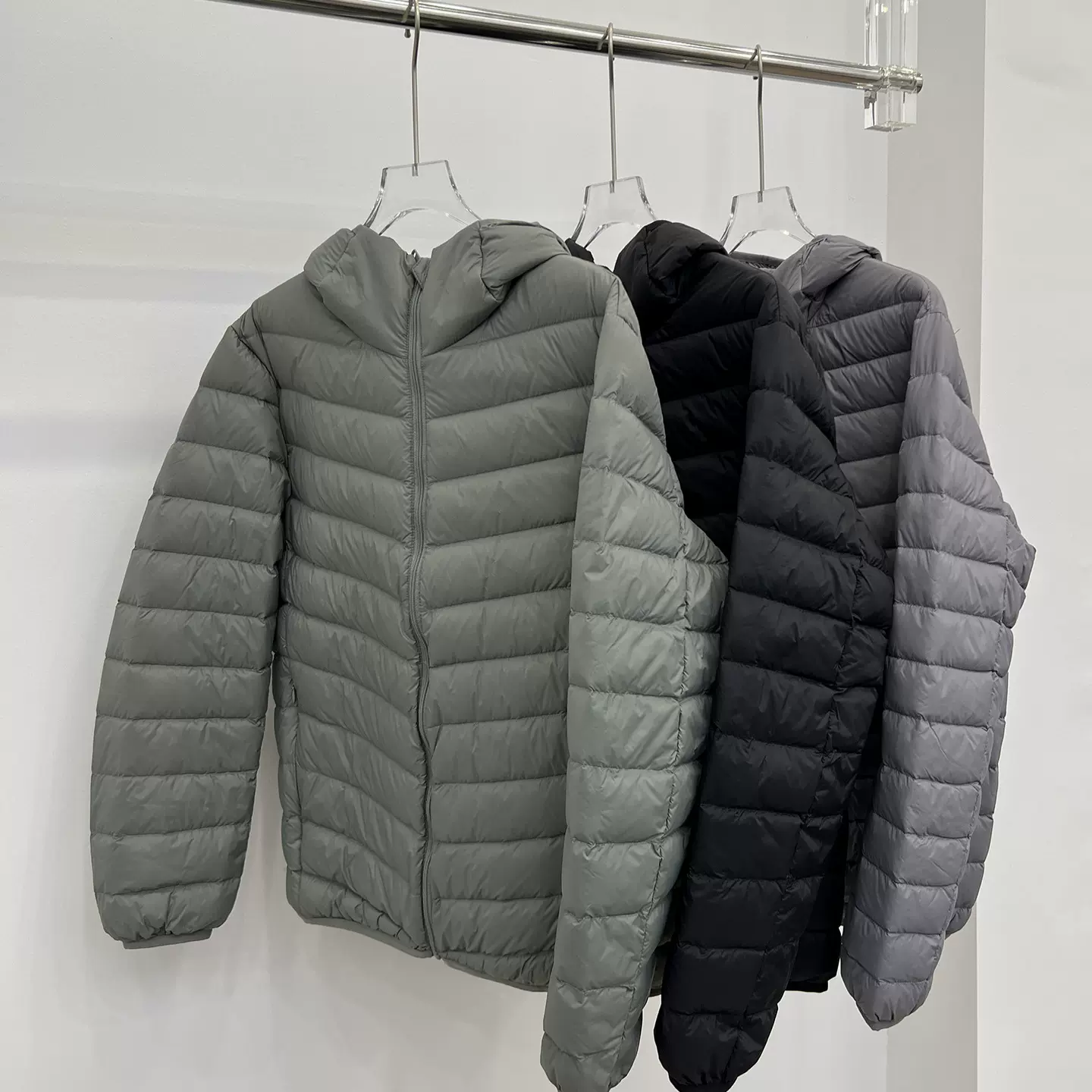 轻薄排骨羽绒服男短款2025冬季薄款立领百搭运动保暖鸭绒保暖外套