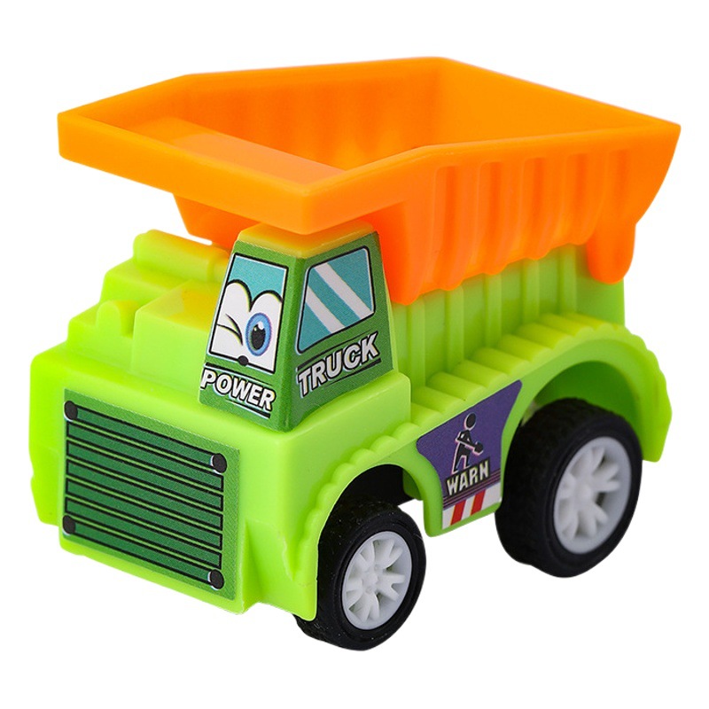 Juguete de Construcción de Vehículos con Pegatinas de Dibujos Animados, Coche de Juguete para Niños, Coche Pequeño con Retroceso, Juguete Antiestrés para Niños de 2 a 6 Años, Regalo para Jardín de Infancia