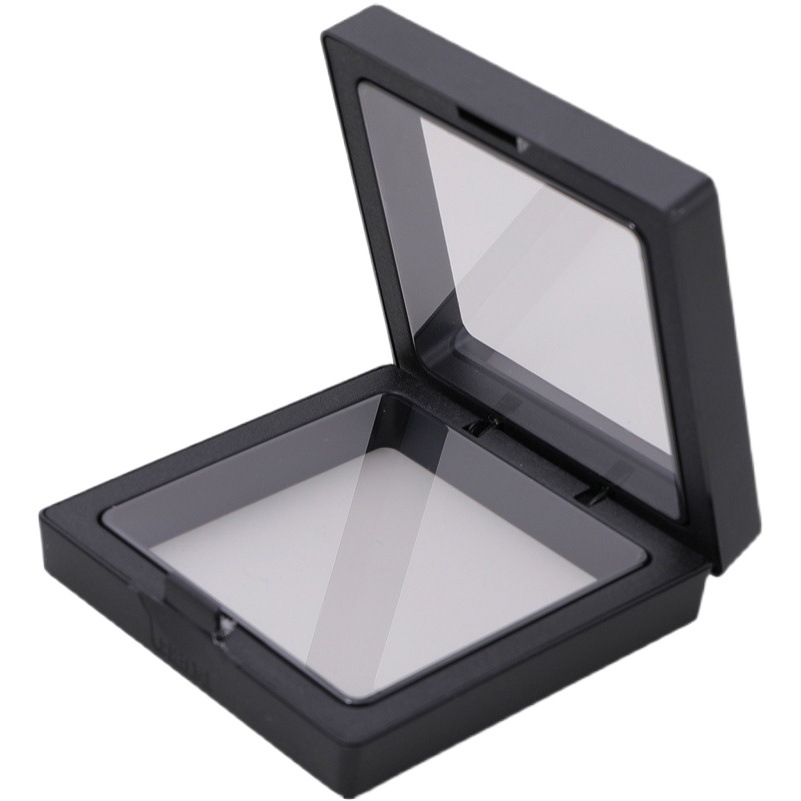 PE Película Caja de joyería caja de almacenamiento portátil pendientes anillo collar anti-oxidación pequeña joyería exquisita caja de suspensión soporte de exhibición