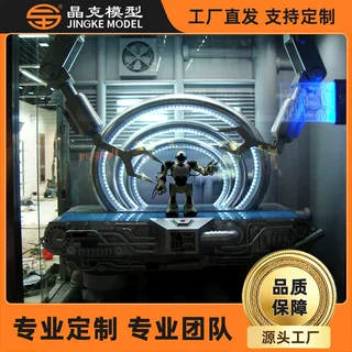 厂家制作机器人模型 机器人机械操作模型合金材质智能机器人模型