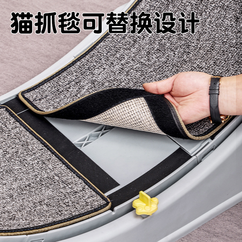 カスタマイズされた人気の猫トレッドミルサイレントペットフィットネスローラー抗ピンチ大型猫クライミングフレーム猫のおもちゃ卸売|undefined