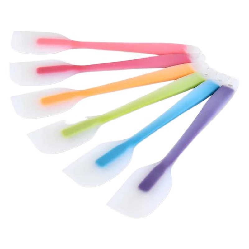FDA integrado semi-permeable raspador de silicona 28CM grande semi-permeable raspador de pastel espátula crema cuchillo de mezcla raspador de tamaño pequeño