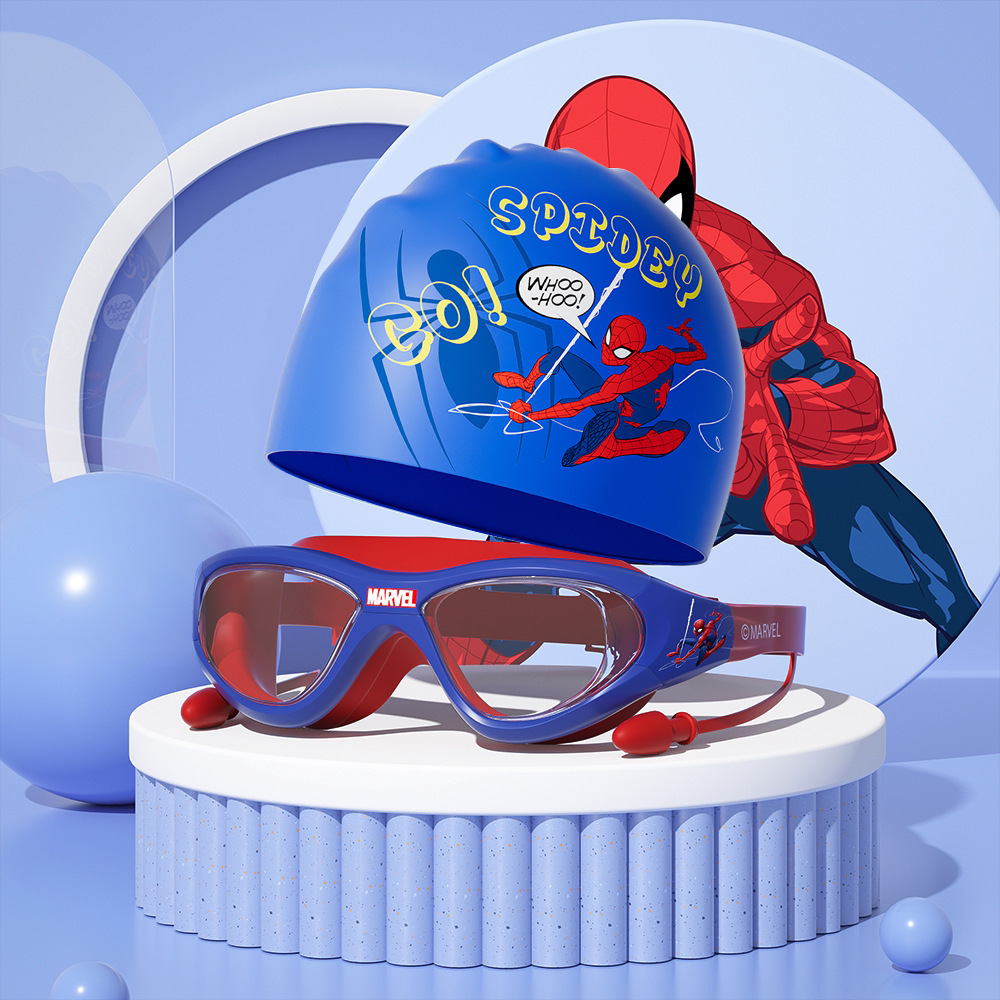 Set de Gafas y Gorro de Natación para Niños PC Antivaho e Impermeable