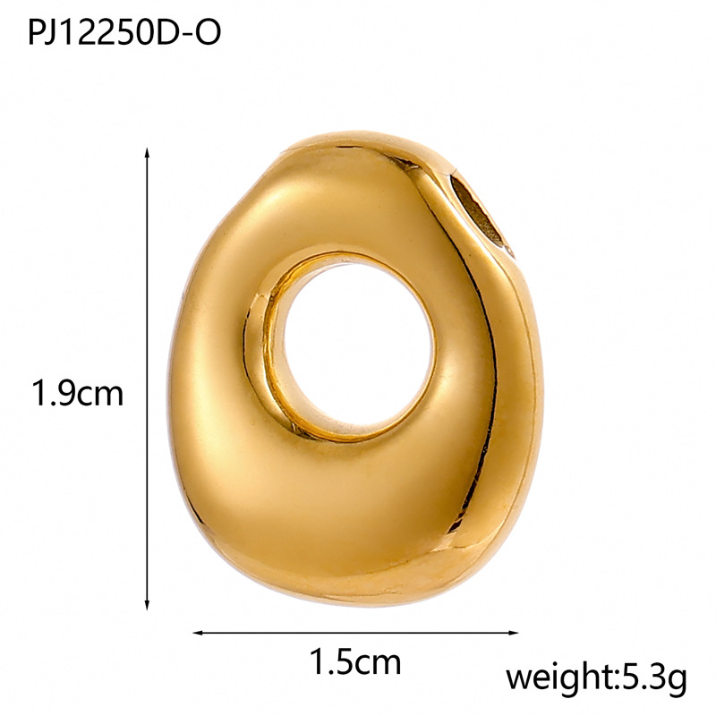 6g Weight Pendant Jewelry Making Type DIY Ornament Accessories Classification 1 Piece Quantity 304 Stainless Steel Material Letter Pattern All Seasons Season Plating Design Classic Style Style 1 Piece 304 Stainless Steel Letter Pendant DIY Ornament Accessories 16