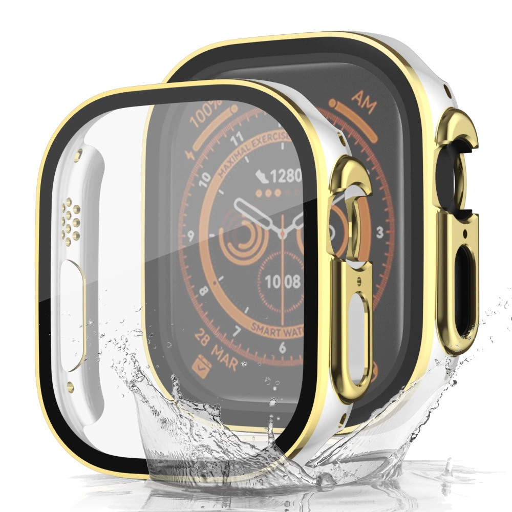 Защитный чехол для iWatch7/8, защитный чехол Apple Watch Ultra, защитный двуцветный цельный чехол