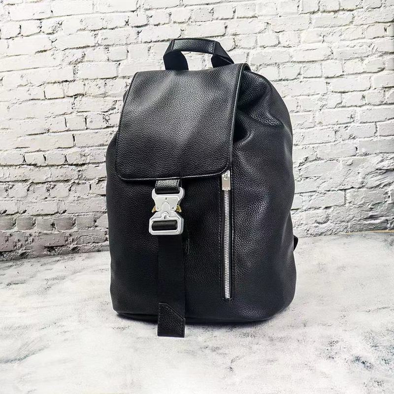 1017alyx小型リュックサック黒メンズハイストリートファッションヒップホップ戦术シングル肩リュックサック学生バッグ|undefined