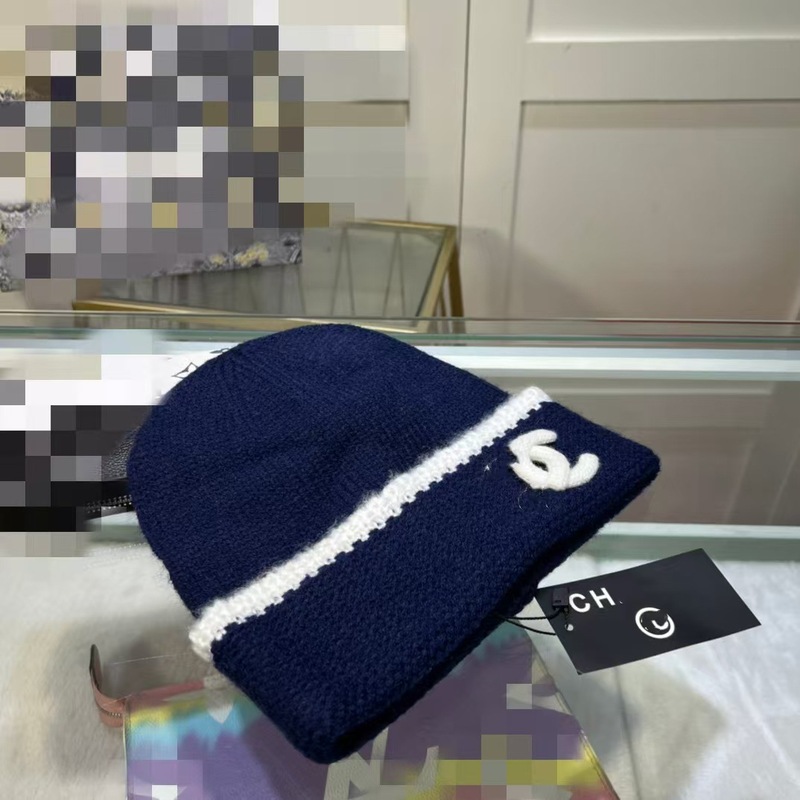Xiaoxiangfeng ダブル C ハットの正しいバージョン、秋冬の暖かいフレグランスおばさんウール帽子、男性と女性用、多用途の有名な帽子|undefined