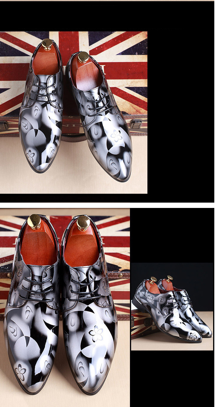 Spitz zulaufende Businessschuhe Freizeitschuhe für Herren_voghion.com