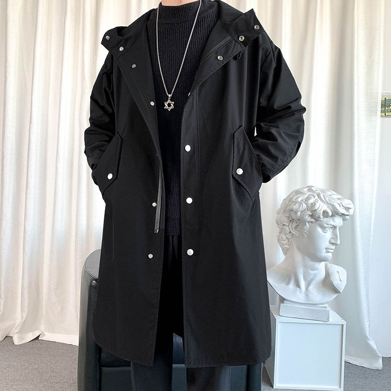 Windbreaker Autumn and winter man have more cash than can be accounted for Trend Hooded Easy Large coat leisure time lovers coat