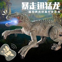 Cross-border Large-Scale Simulation Dinosaur Model: Roaring Velociraptor with Sound, Light, and 2.4G Wireless Four-Way Electric Remote-Controlled Toy—Wholesale Price