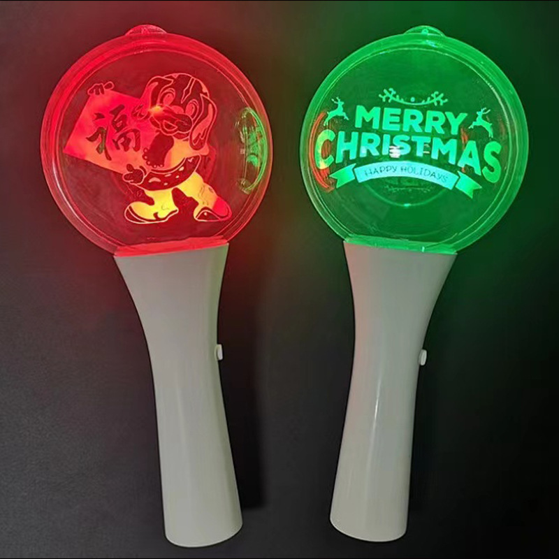 Bola luminosa acrílica para conciertos, reuniones anuales, celebraciones, eventos, accesorios, lámpara de mano luminosa, barra de luz de bola acrílica CNC