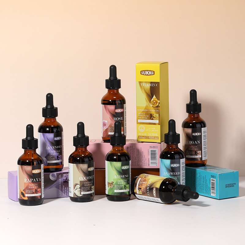 UUKKG 跨境专供摩洛哥坚果护发精油滋养干枯防断发防毛燥精油60ml|undefined