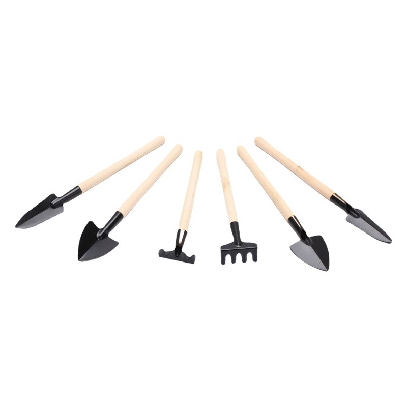 Набор садовых инструментов из трех предметов, мини-набор садовых принадлежностей, уличные детские ручные игрушки, маленькая лопата, оптовая продажа