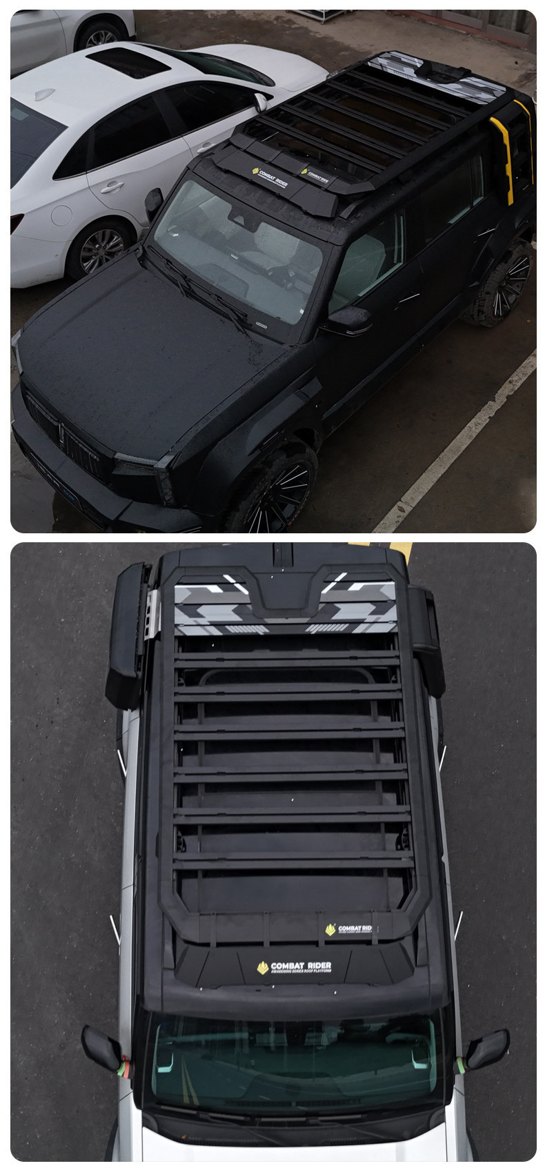 Suitable for Chery Icar03 Outdoor Camping Roof Expansion Explorer Roof Rack Canopy Side Tent Ladder