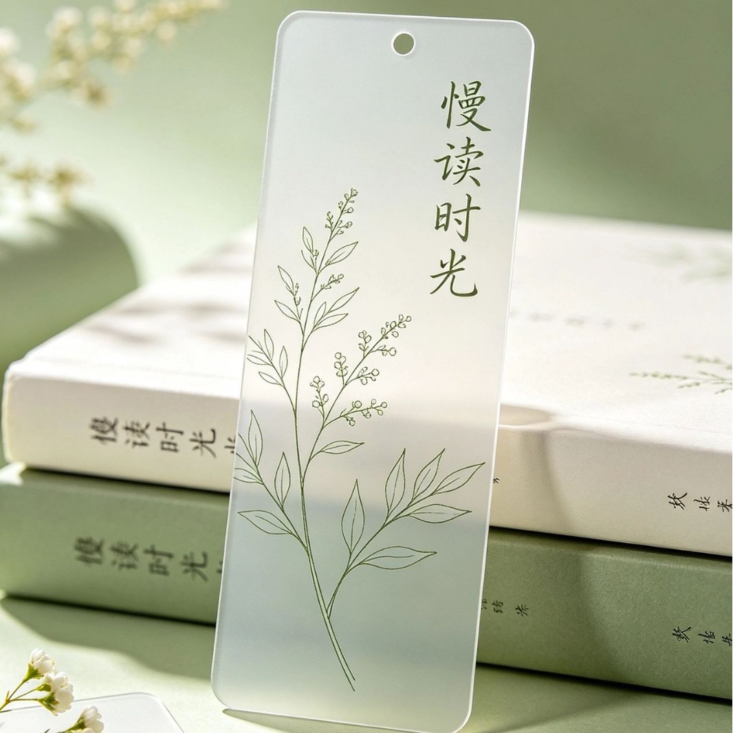 PVC bookmark transparent card, Instagram-style creative merchandise, square card, uniquely shaped, colorful window design, creative transparent fan merchandise, customized celebrity merchandise