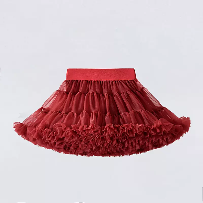 二代全网纱轻蓬款春夏洋气tutu裙女童圣诞节演出礼服裙网纱公主裙