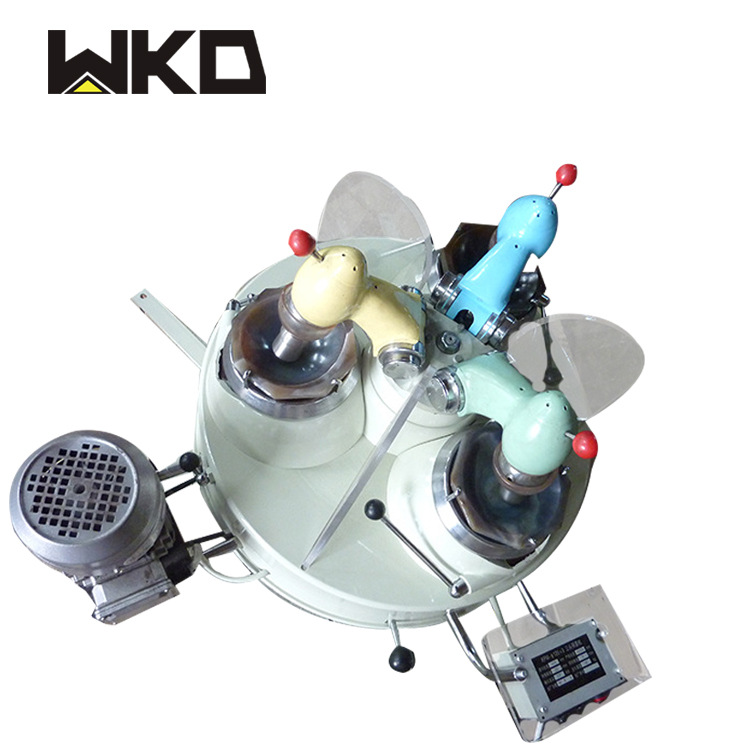 小型玛瑙细磨机 XPM120*3三头研磨机 实验室选矿磨矿取样研磨仪