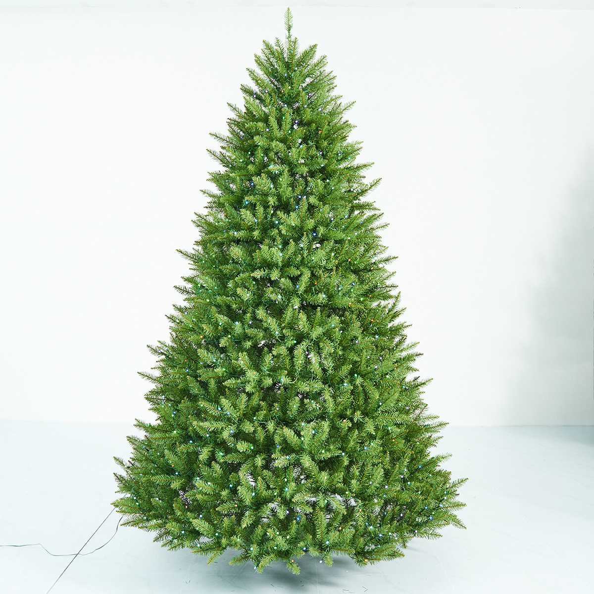 Fuente fábrica decoración navideña PE de alta gama árbol de Navidad híbrido simulación protección del medio ambiente verde árbol automático especial transfronterizo