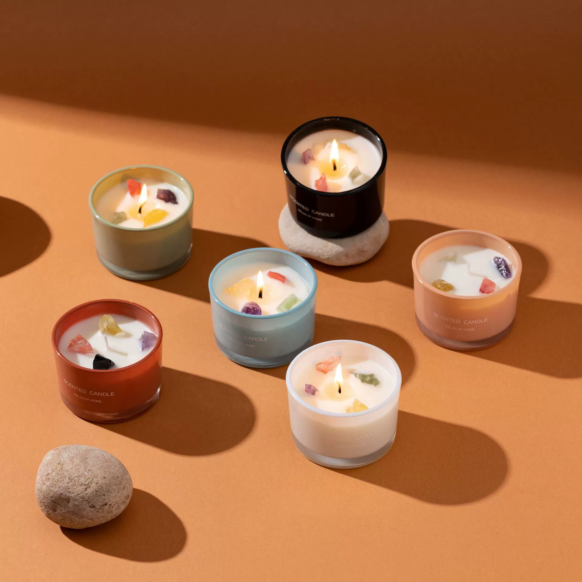 Creative aromatherapy, candle handmade, perfumed oil, (Physicals)