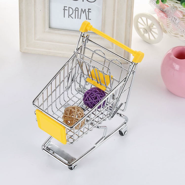 Small simple durable shopping cart, storage system, minifigure