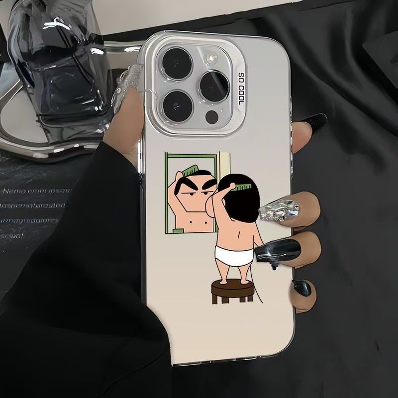 Nuevo Japón y Corea del Sur para iphone16 funda para teléfono móvil Apple 15promax/14 dibujos animados 13pro12 Europa y América 11xr