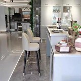 Барный стул, высокий стул, барный стул из кованого железа, современный простой, легкий, роскошный барный стул, высокий стул для кафе, стильное сиденье