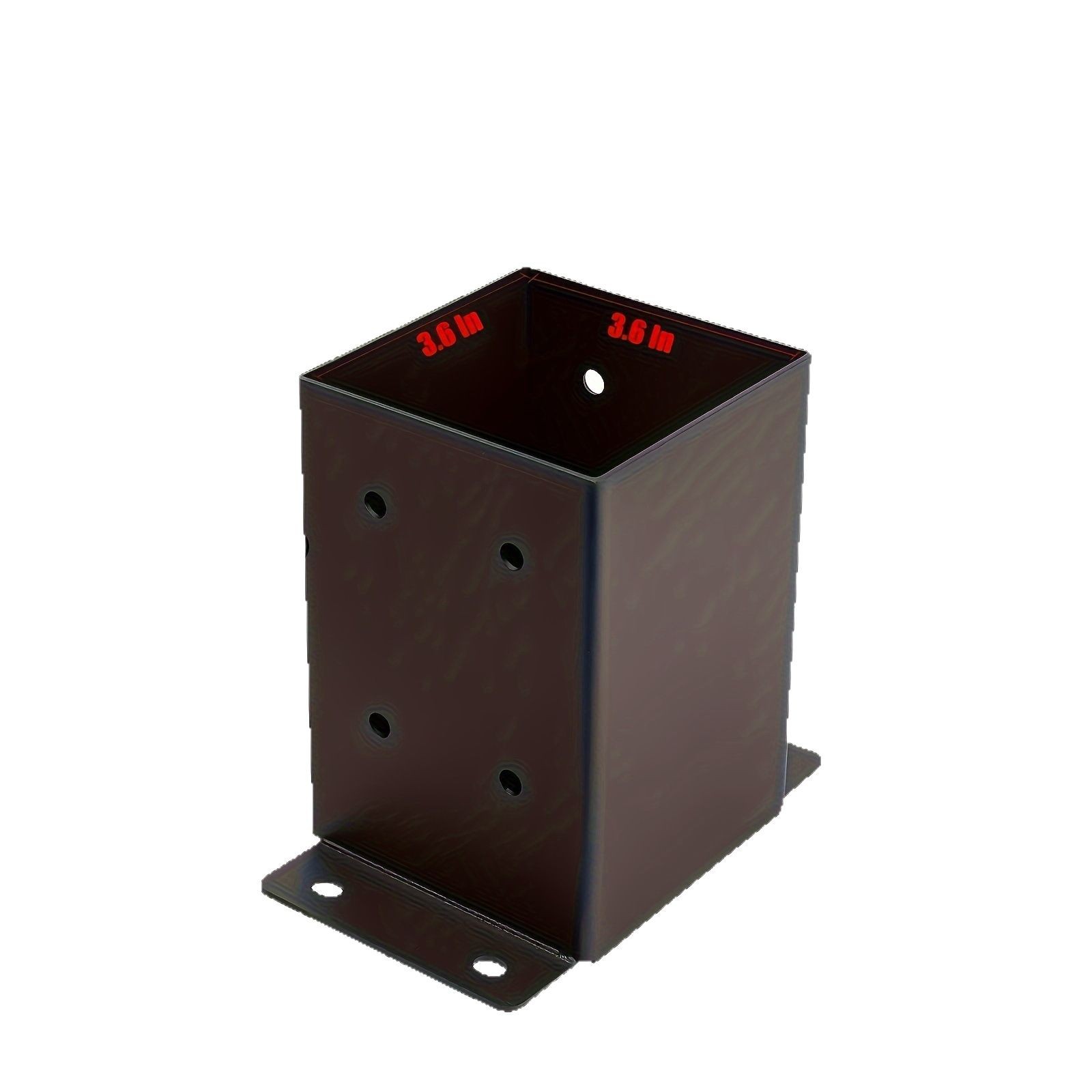 Pavilión barandilla columna base ancla terraza cubierta columna de acoplamiento no estándar accesorios de hardware simple hierro forjado