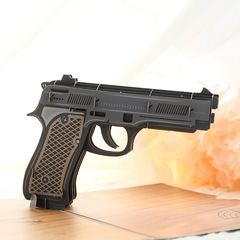 創意3d立體賀卡黑金玩具兒童節卡片商務立體賀卡父親節禮物ins風