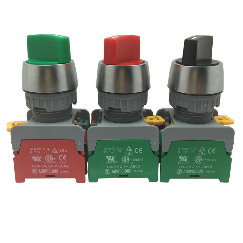 AUSPICIOUS汉鼎RS22 LRS22旋钮选择开关原装正品