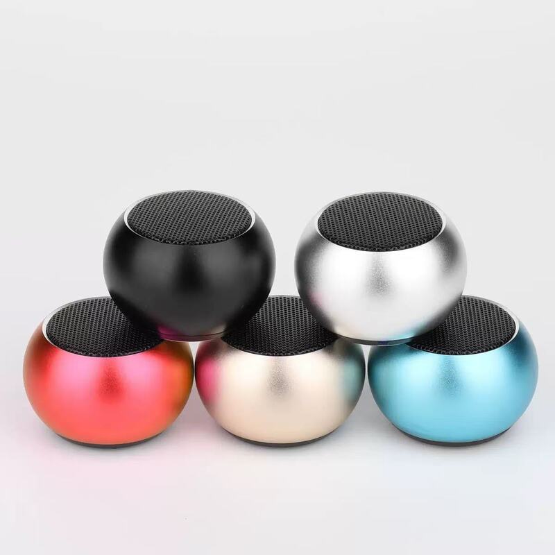 M3 Metal Bluetooth Speaker Wireless Portable Soundbar Speaker Bluetooth Voice Prompt Gradient Mini Bluetooth Speaker