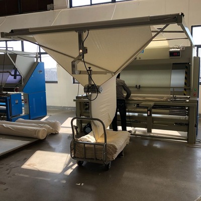 Cylinder Knitted fabrics Cloth Opening machine Batching machine Cylinder Batching machine