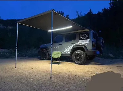 Car Tail Car RV, Avtomobil yan çətirləri - individual-led-three-colors-can-adjust-the-light-strip-1625