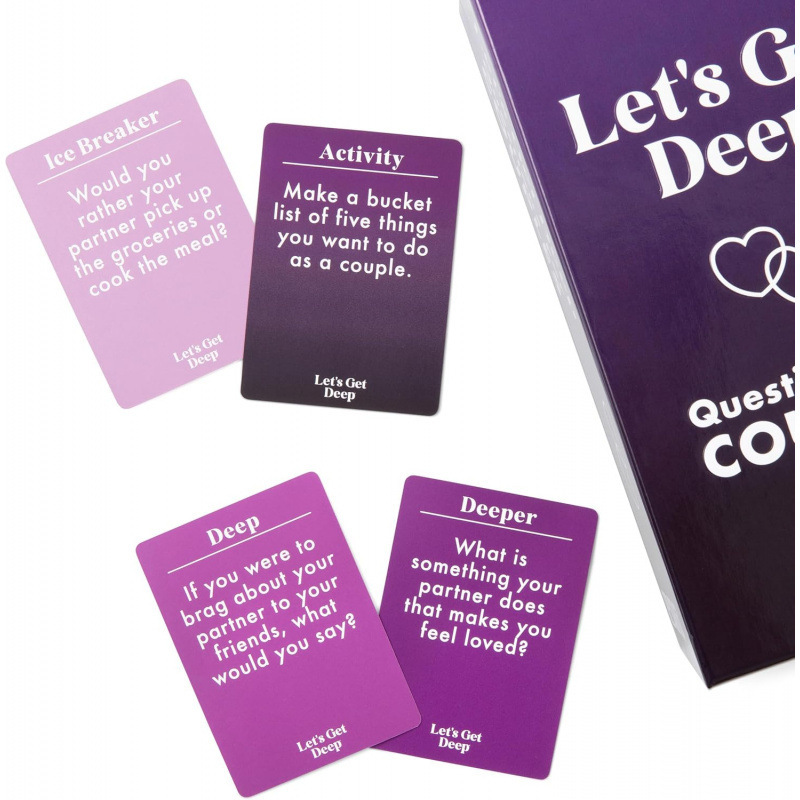 Let's Get Deep by Relatable, A Question Card Game for Couple|undefined