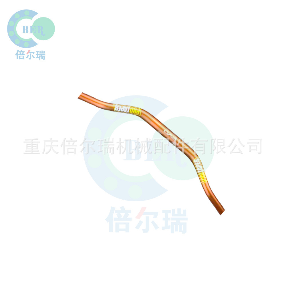 Piezas de motocicleta manillar 70CC aluminio mango tubo naranja