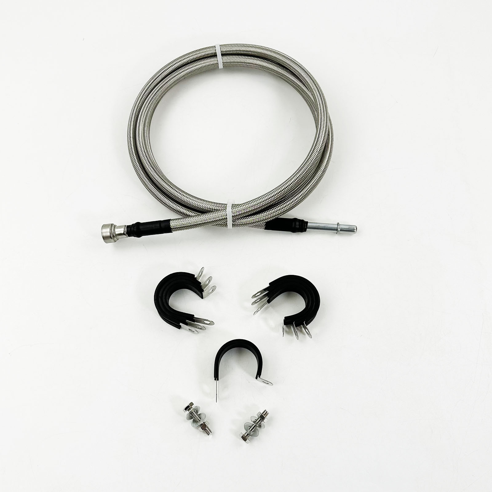 819-875 Repair Kit Stainless Steel Braided Fuel Line Compatible with 2004-2007 Chevrolet Silverado