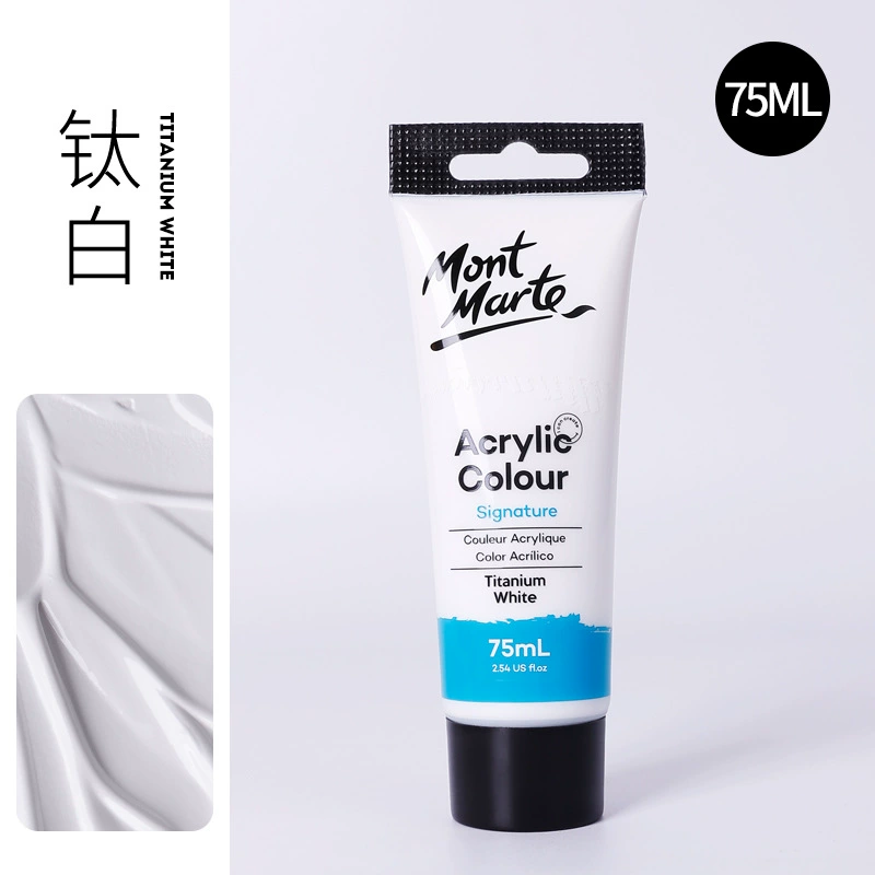 Краска для колонковых акриловых пигментов MONTAMRTE ACRYLIC 24 цветов - набор акриловых пигментов в коробке